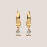 1.4ct TDW Lab-Grown Diamonds - Pear Drop Diamond Earrings