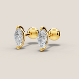 0.6ct TDW Capri minis Marquise diamond studs