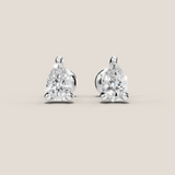 0.6ct TDW Capri minis Pear diamond studs