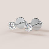 1ct TW Lab-Grown Diamonds - Sunset Stud Earrings – 14k Gold & IGI-Certified