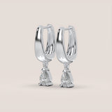 1.4ct TW Lab-Grown Diamonds - Pear Drop Diamond Earrings – 14k Gold