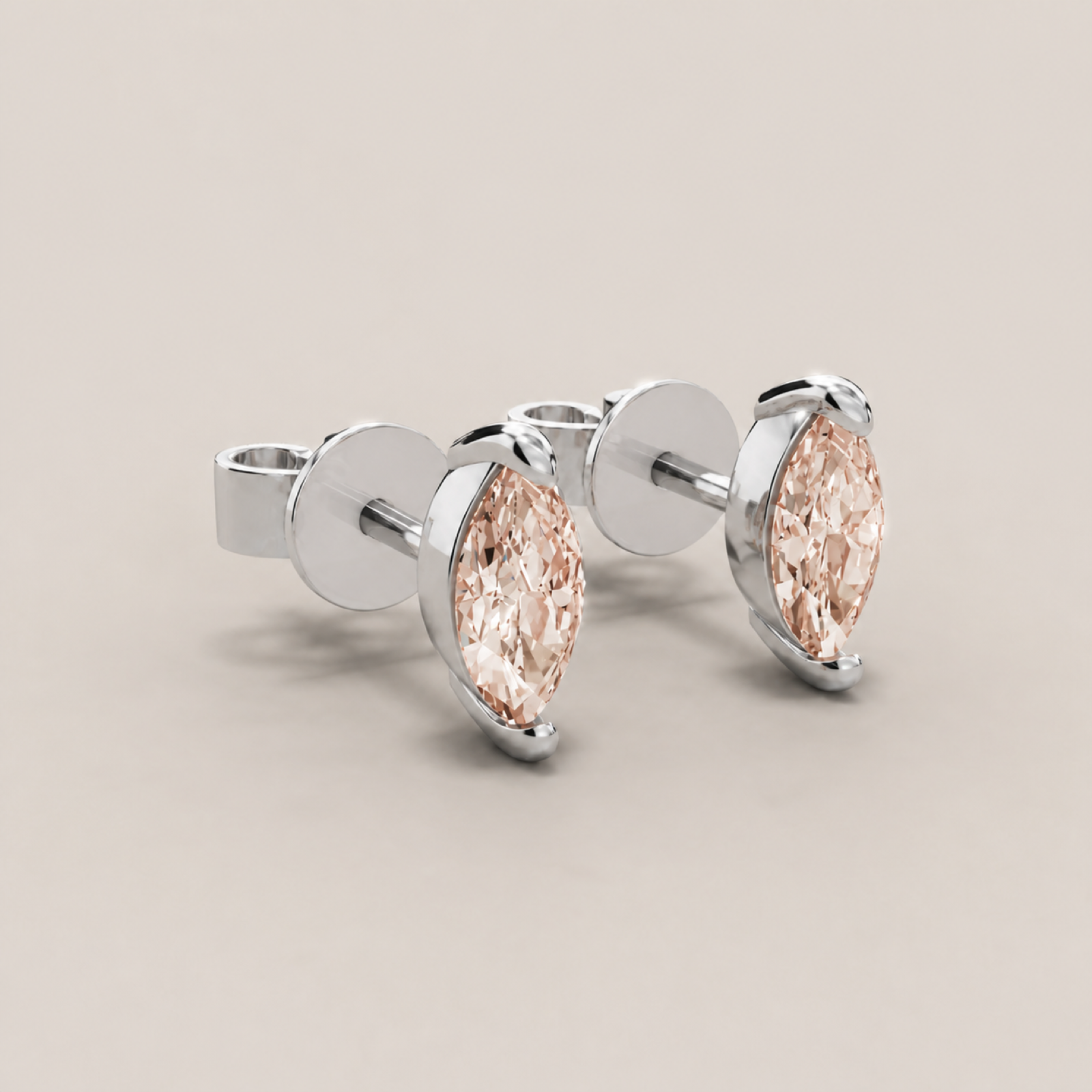 Capri Minis Marquise Diamond Studs – 0.6ct Lab Diamond