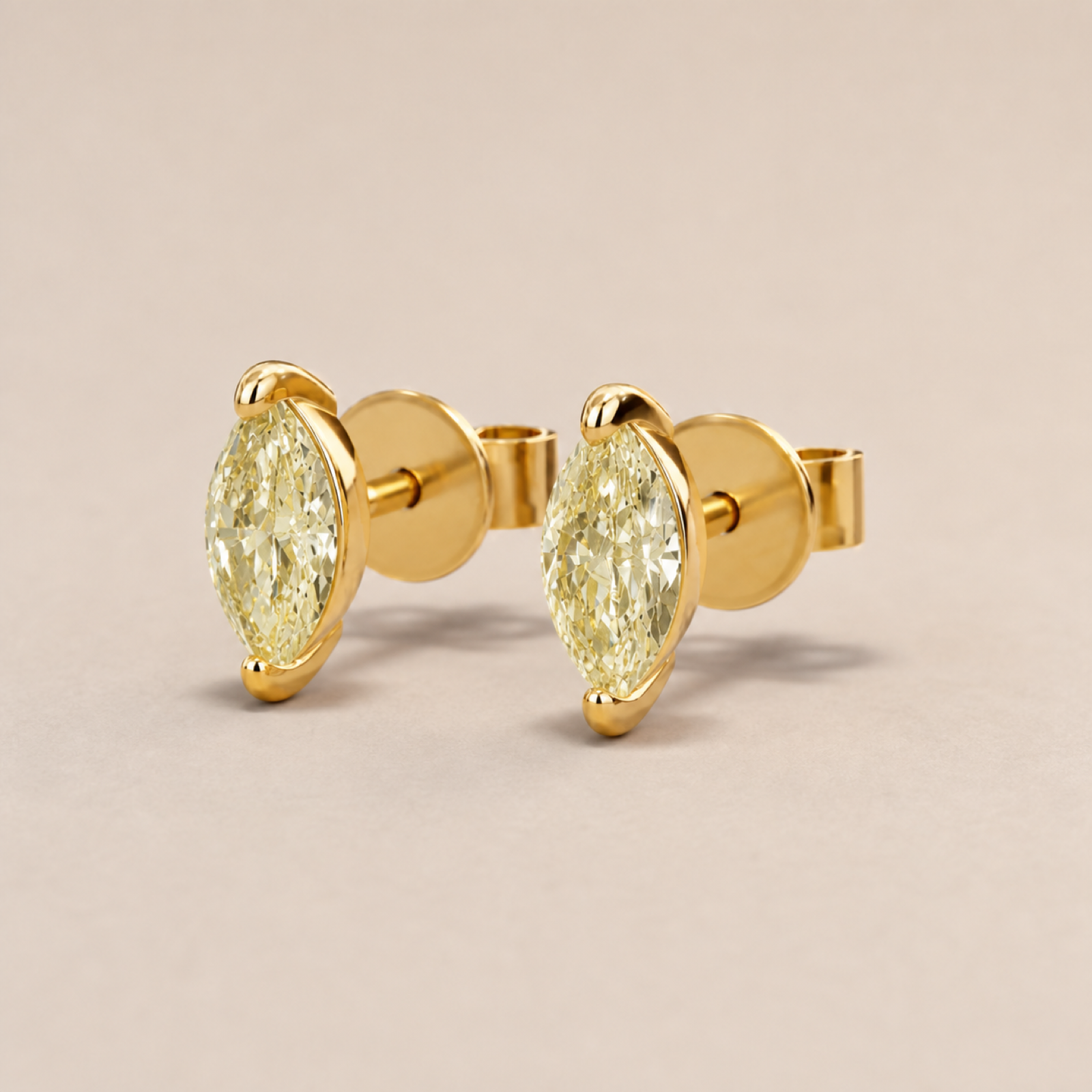 Capri Minis Marquise Diamond Studs – 0.6ct Lab Diamond