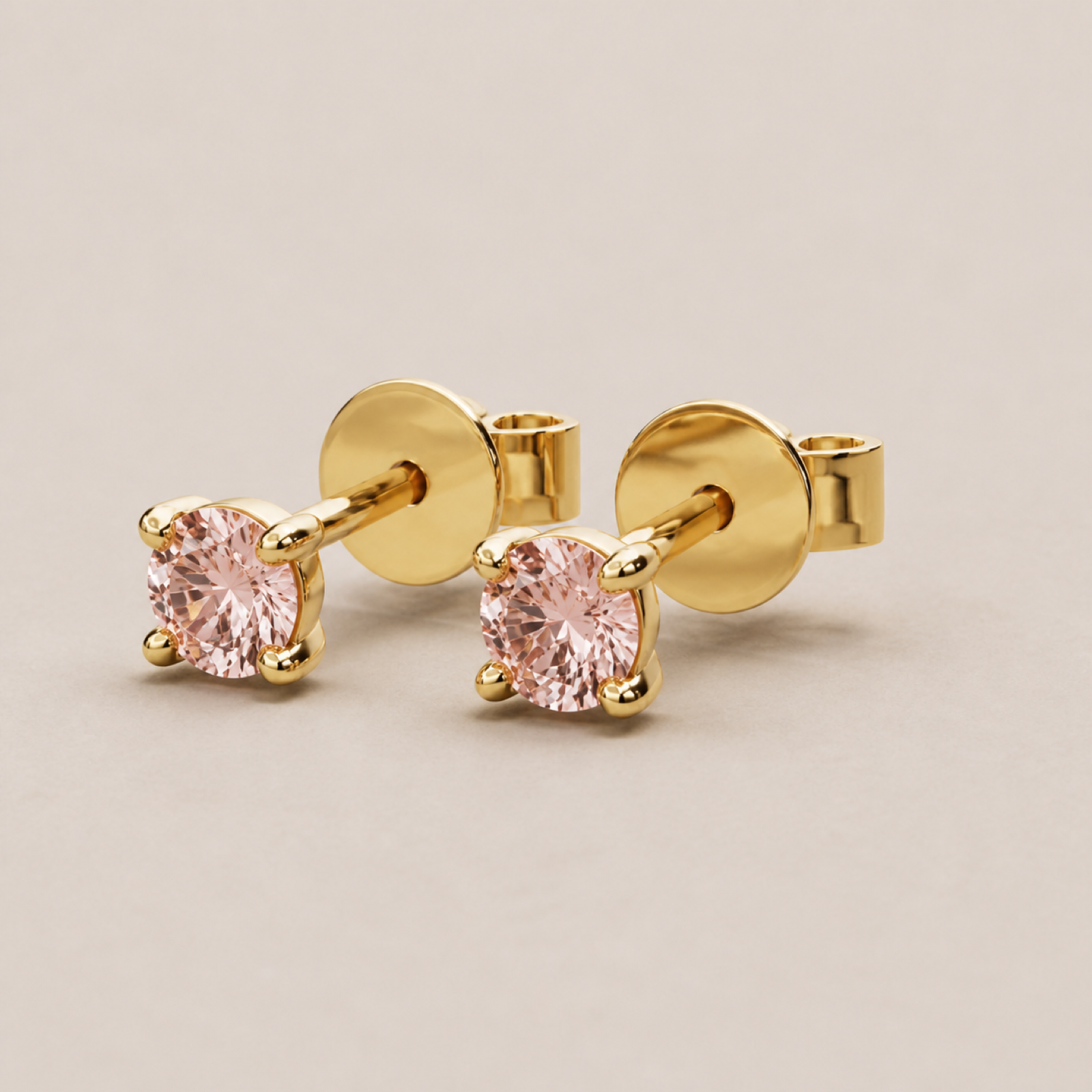 Bella Minis Round Diamond Studs – 0.6ct Lab Diamond